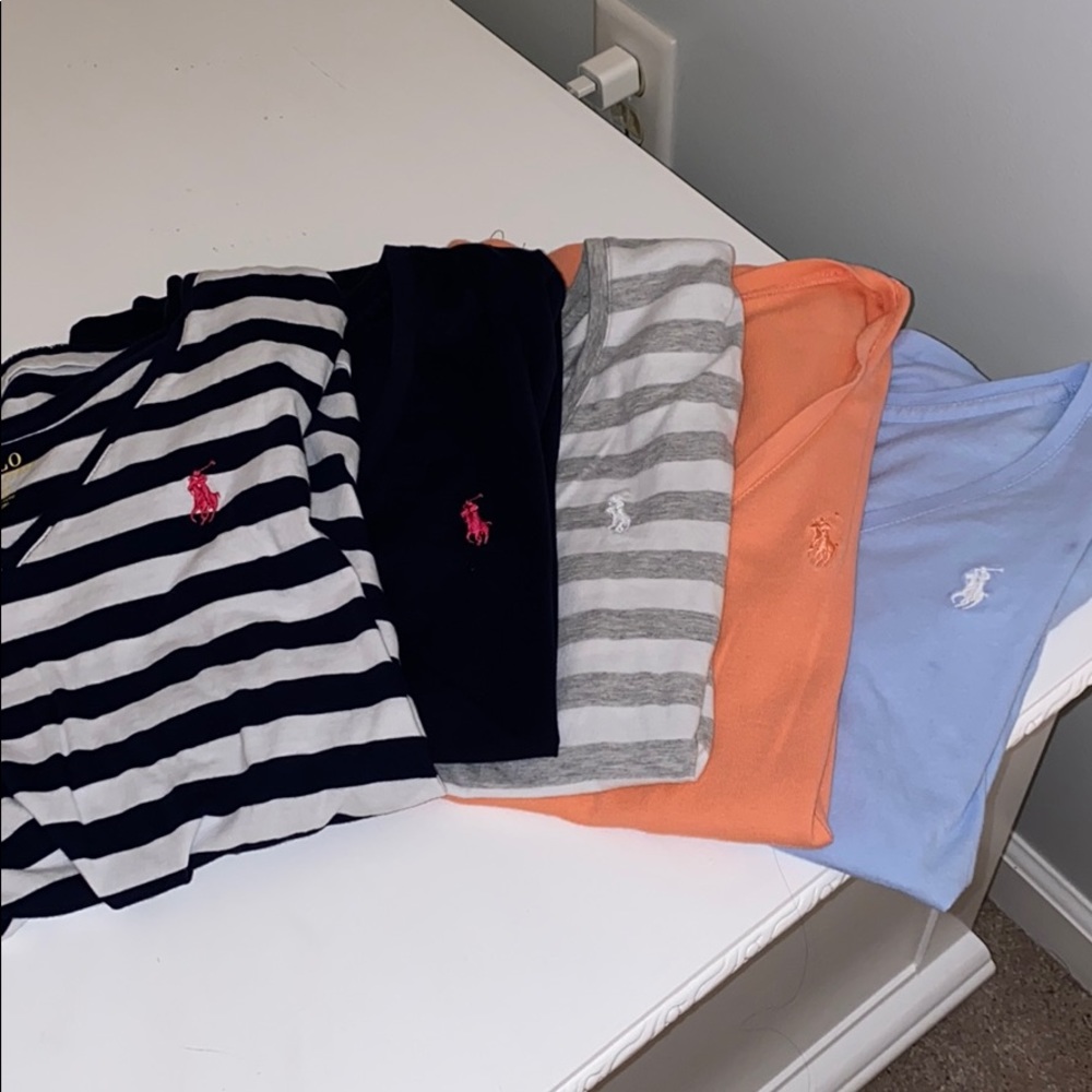 Ralph Lauren v-neck shirts